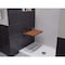 Steamspa Leisure 20 in. Teak Wood Wall Mounted Folding Shower Seat in Chrome Finish SSP-D-7-CH - alternate 8